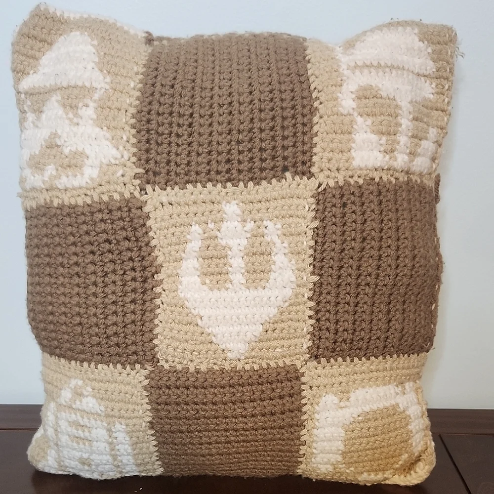 Star Wars Handmade Crochet‎ Pillow